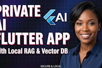 build a private flutter ai app with local rag and vector database