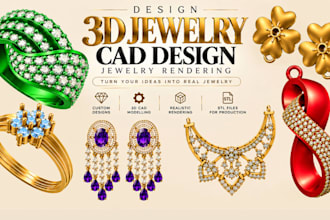design 3d jewelry design 3d jewelry cad design jewelry rendering