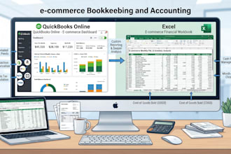 do ecommerce bookkeeping and accounting in quickbooks online and excel