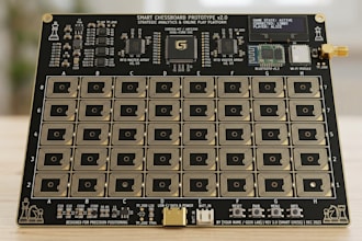 design rfid smart chessboard pcb, gaming electronics and wireless hardware