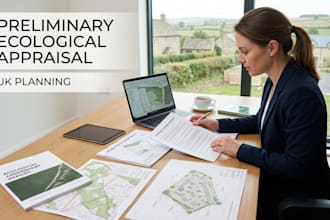 do a preliminary ecological appraisal for UK planning