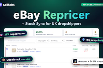 give you a UK ebay repricer and stock sync tool