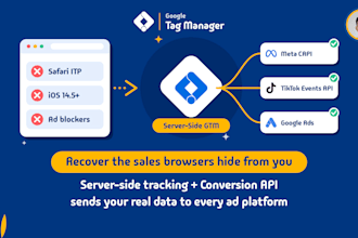 build your ga4, GTM, capi and server side tracking system