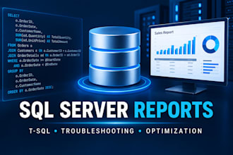 create or optimize your sql server report and database query