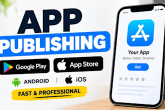 publish your app on google play store and app store