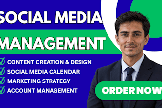 social media management content creation marketing strategy