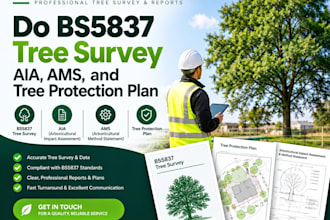 do bs5837 tree survey, aia, ams, and tree protection plan