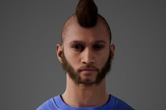 realistic 3d character modeling, facial rigging, weight paint, gmod, 3d sculpt