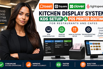 kitchen display system kds setup pos printer routing restaurant pos integration