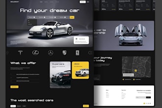 design car rental website car dealership website rental website