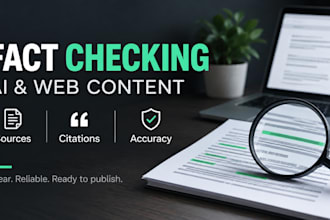 fact check and verify sources in your content