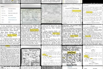 research one US ancestor and find their historical records