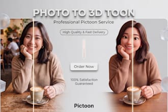 turn your photo into a stylized 3d cartoon portrait