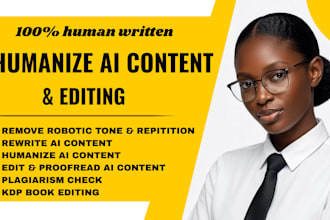 humanize, proofread ai books, ai manuscript editing, ai book and ebook editing