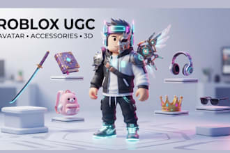 create custom roblox ugc items and avatar accessories
