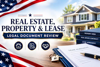 review your real estate property and lease legal documents