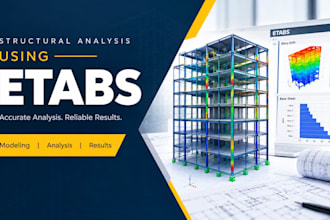 do structural analysis design using etabs