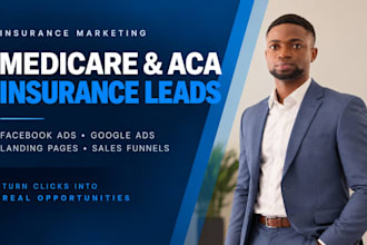 medicare leads facebook google ads aca obamacare insurance website sales funnel