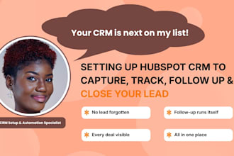 setup hubspot CRM, hubspot automation, workflows and integrations