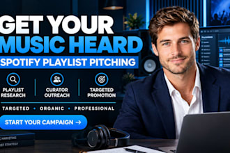 pitch your music to relevant spotify playlist curators