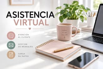seré tu asistente virtual, para atención al cliente y gestión de mensajes
