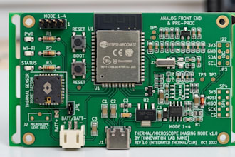 design thermal camera pcb, digital microscope and imaging electronics prototype