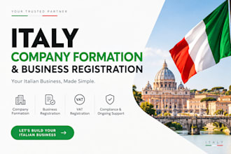 handle italy company formation and business registration