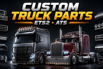 create custom truck accessories and tuning parts for ets2 ats