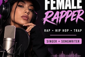 be your female rapper, rap ghostwriter, hip hop vocalist and songwriter
