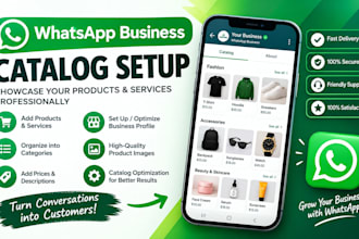 create and set up your whatsapp business product catalog