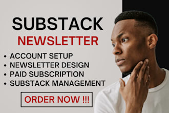 setup substack account substack newsletter design manage substack post substack
