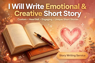 write creative and emotional short stories