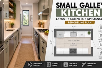 design small galley kitchen layouts, cabinets, appliances, remodeling plans