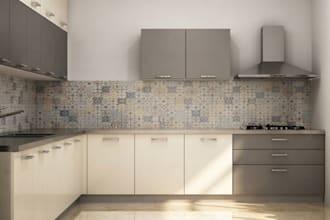 design modern kitchen cabinets  in mozaik