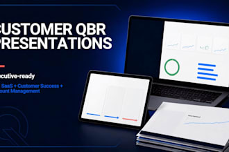 create a professional b2b customer qbr presentation