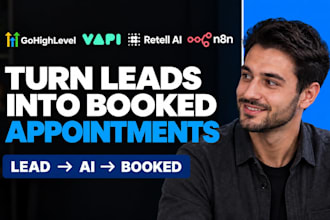 automate gohighlevel ai appointment booking vapi retell n8n CRM workflow