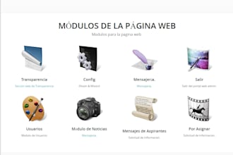 develop a custom web application or news portal with PHP