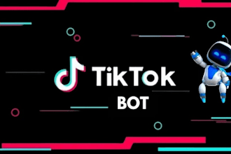 create automated tiktok shop live streaming bot, instagram api bot, youtube bot