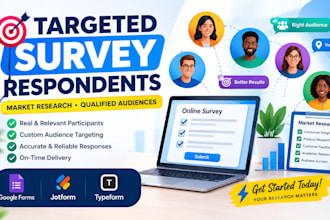 compile targeted surveys respondents for your market research survey
