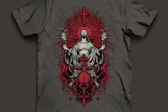do modern christian t shirt design, bible verse, church and religious streetwear