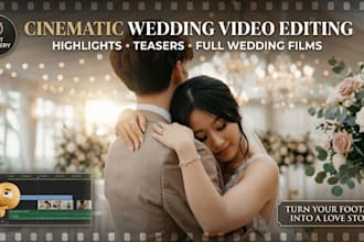 do wedding video editing