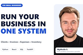 build a simple CRM and business management system for your small business