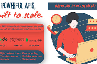 build a rest API backend using nodejs, express and mongodb
