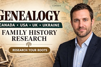 research your canada, US, UK and ukraine genealogy and family history