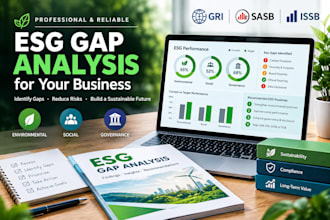 analyze your esg data and create a sustainability report
