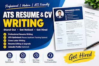 write a professional ats resume and CV