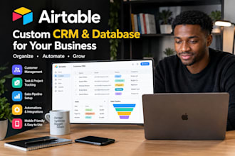 build a custom airtable CRM or database for your business