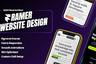 design seo optimize framer website convert figma to framer saas cms landing page