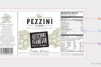 design premium product label and packaging design