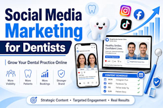 manage social media marketing for dentists and dental clinics